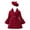 Red, variant on Kids Winter Coat Winter Clothes for Girls Toddler Girls Winter Windproof Coat Jacket Kids Warm Solid Color Outerwear Jacket