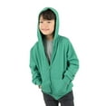 thumbnail image 3 of Leveret Kids & Toddler Boys Girls Sweatshirt Hoodie Jacket Variety of Colors (Size 2-14 Years) (Green, 12 Years), 3 of 4