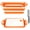 Orange, variant on Collapsible Board, Foldable Chopping Board with Colander, Multifunctional Kitchen Vegetable Washing Basket Dish Tub for BBQ Prep/Picnic/Camping(Orange)
