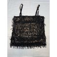 thumbnail image 2 of MSRP $70 Inc International Concepts Sequined Fringe Camisole Black Size XS, 2 of 3