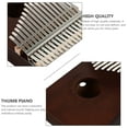 thumbnail image 3 of KAKOWELY 1 Set Thumb Piano Kalimba Instrument Rectangular for Beginners Practice, 3 of 8