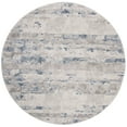 thumbnail image 2 of SAFAVIEH Meadow Naples Abstract Area Rug, Grey/Navy, 6'7" x 6'7" Round, 2 of 7