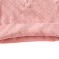 thumbnail image 7 of CYRBOKO Toddler Girls Zipper Sweaters, Lapel Cotton Long Sleeve Comfy Pullover Sweaters Pink Size 2-3 T, 7 of 7