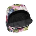 thumbnail image 6 of FORMRS School Backpack with Front Zippered Pocket 12" Student Travel Daypack, Pink Blueberries, 6 of 6