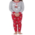 thumbnail image 4 of Christmas Family Matching Pyjamas Pajamas Set  Santa Sleepwear Nightwear, 4 of 7
