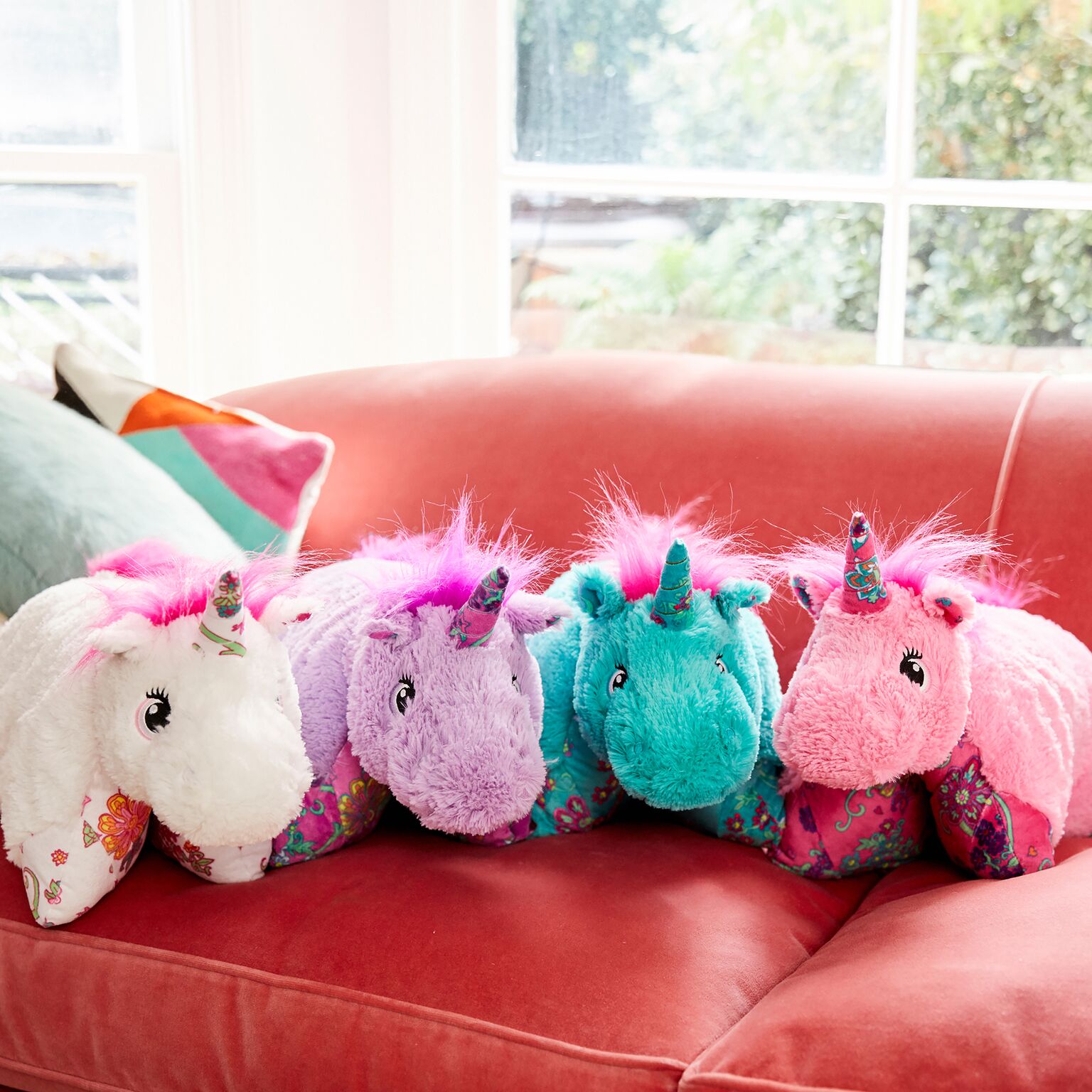 Pillow Pets 18" Pink Unicorn Stuffed Animal Plush Toy Pillow Pet - image 4 of 6