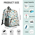 thumbnail image 6 of Cartoon Car and Truck School Backpack - Lightweight Construction Vehicle Design with Comfortable Dual Shoulder Straps for Students, 6 of 6