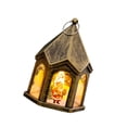 thumbnail image 1 of Lámpara de noche navideña, lámpara de guardería, colgante decorativo retro para árbol de Navidad. Papá Noel de bronce, 1 of 9