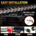 thumbnail image 4 of Xotic Tech 48" Multi-Functions 5 Rows 432pcs SMD Chips LED Tailgate Strip Light Bar - Flowing Turn Signal Brake Tail Reverse Running Arrowhead for Trucks Trailer Pickup SUV etc, No Drill Install, 4 of 7