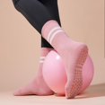thumbnail image 6 of Pilates Socks with Grips for Women, Yoga Non Slip Socks for Barre Hospital Workout Slipper Footies 2-4 Pairs, 6 of 8