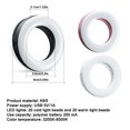 thumbnail image 2 of Lámpara de anillo LED para Selfie, diseño de abrazadera, lámpara USB para chat, vídeo con luz táctil regulable para Selfie, recargable complementaria Inevent EL014182-01, 2 of 5