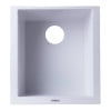 thumbnail image 4 of ALFI brand AB1720UM-W White 17" Undermount Rectangular Granite Composite Kitchen Prep Sink, 4 of 12