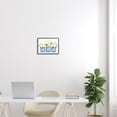 thumbnail image 2 of Stupell Industries White Rose Flower Bouquets Blue Farmhouse Jars Graphic Art Black Framed Art Print Wall Art, Design by Lettered and Lined, 2 of 5