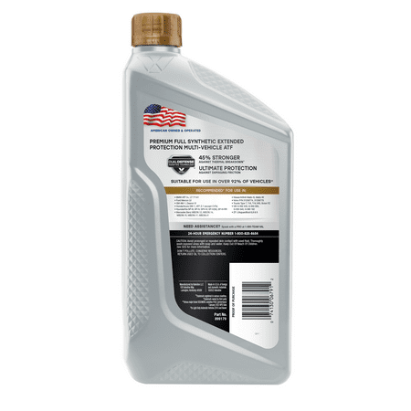 Valvoline Extended Protection Automatic Transmission Fluid 1 Quart