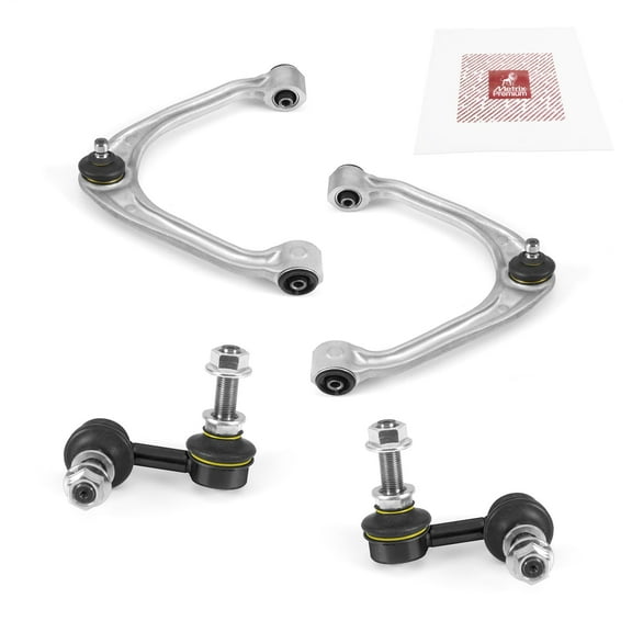 Metrix Premium Chassis Parts - 4 PC Front L/R Upper Control Arm & Front Sway Bar Stabilizer End Link Kit Fits 11-12 Infiniti G25 AWD, 09-13 G37 AWD, 07-08 G35 AWD, RK621601 RK621600 K750210 K750209