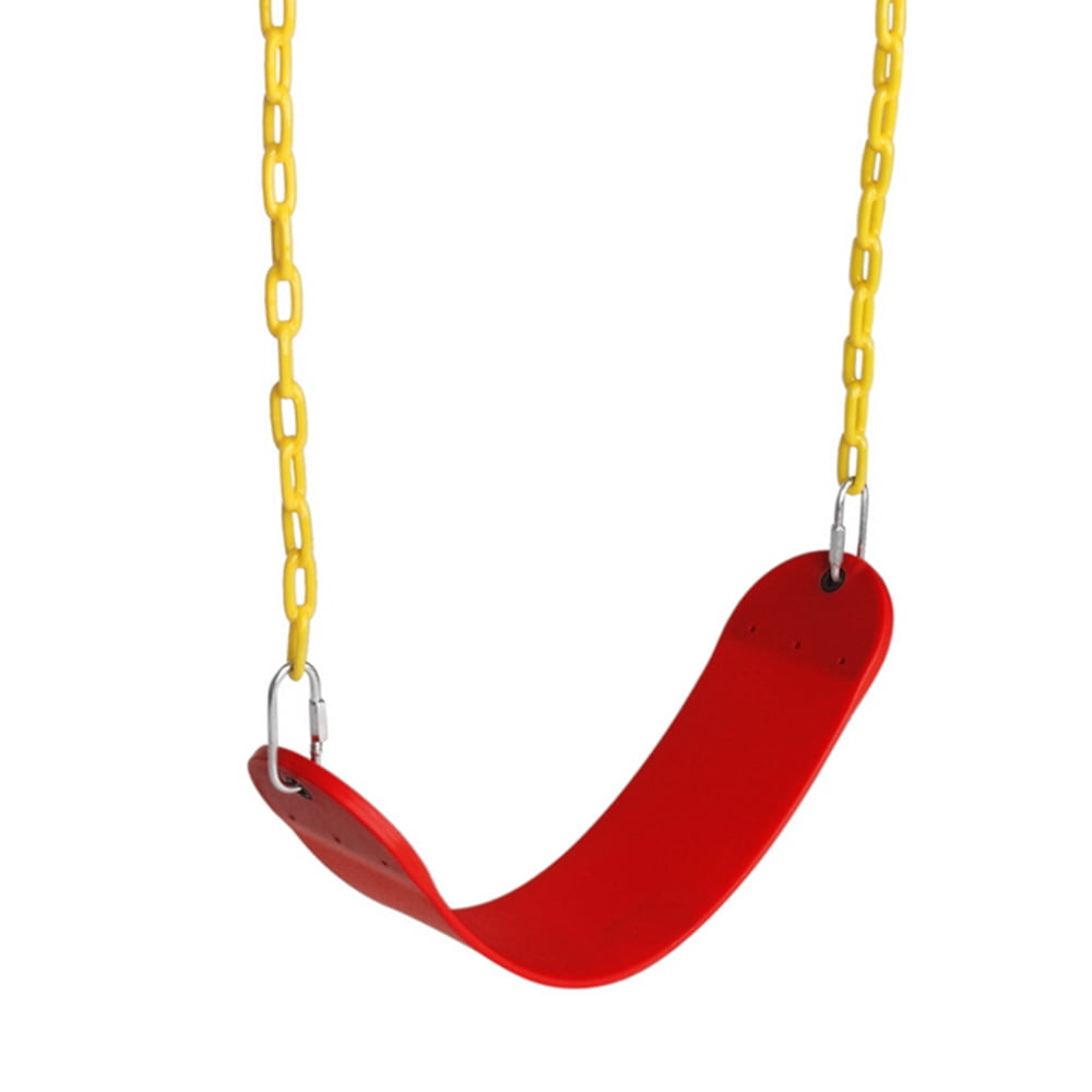 Swing Set Accessories with Coated Chain Kid Heavy Duty Swing Seat Iron Chain 