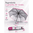 thumbnail image 4 of Paraguas Rosa Fuerte Compacto Reforzado 110 Cm Plegable Portátil, 4 of 6