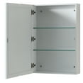 thumbnail image 5 of Wyndham Collection Wcs202060scmunomed Deborah 60" Free Standing Single Vanity Set - White, 5 of 7