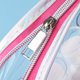 thumbnail image 5 of 2 unids/set bolsas de maquillaje es organizador de neceser cosmético de embrague Plata Colco Bolso de maquillaje de PVC, 5 of 8