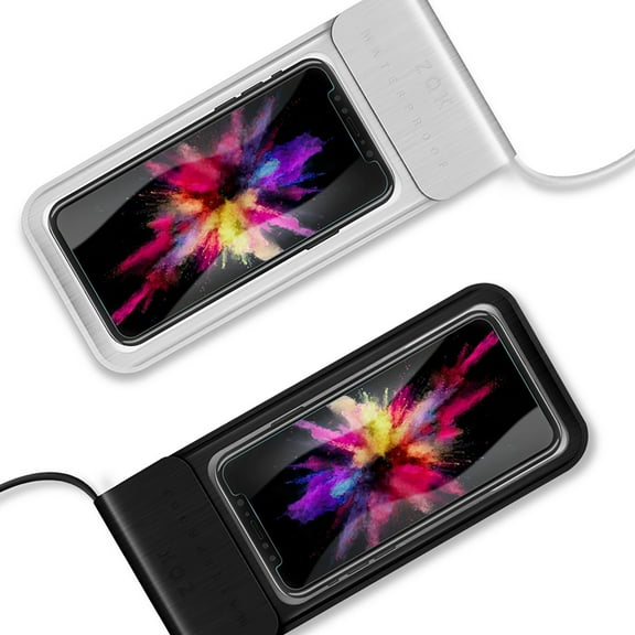 Latrodar Case Cover Bag Pouch For Mobile Phones   Lanyard Neck strap High Durability Black 9.2x4.8 Inch Home Tools