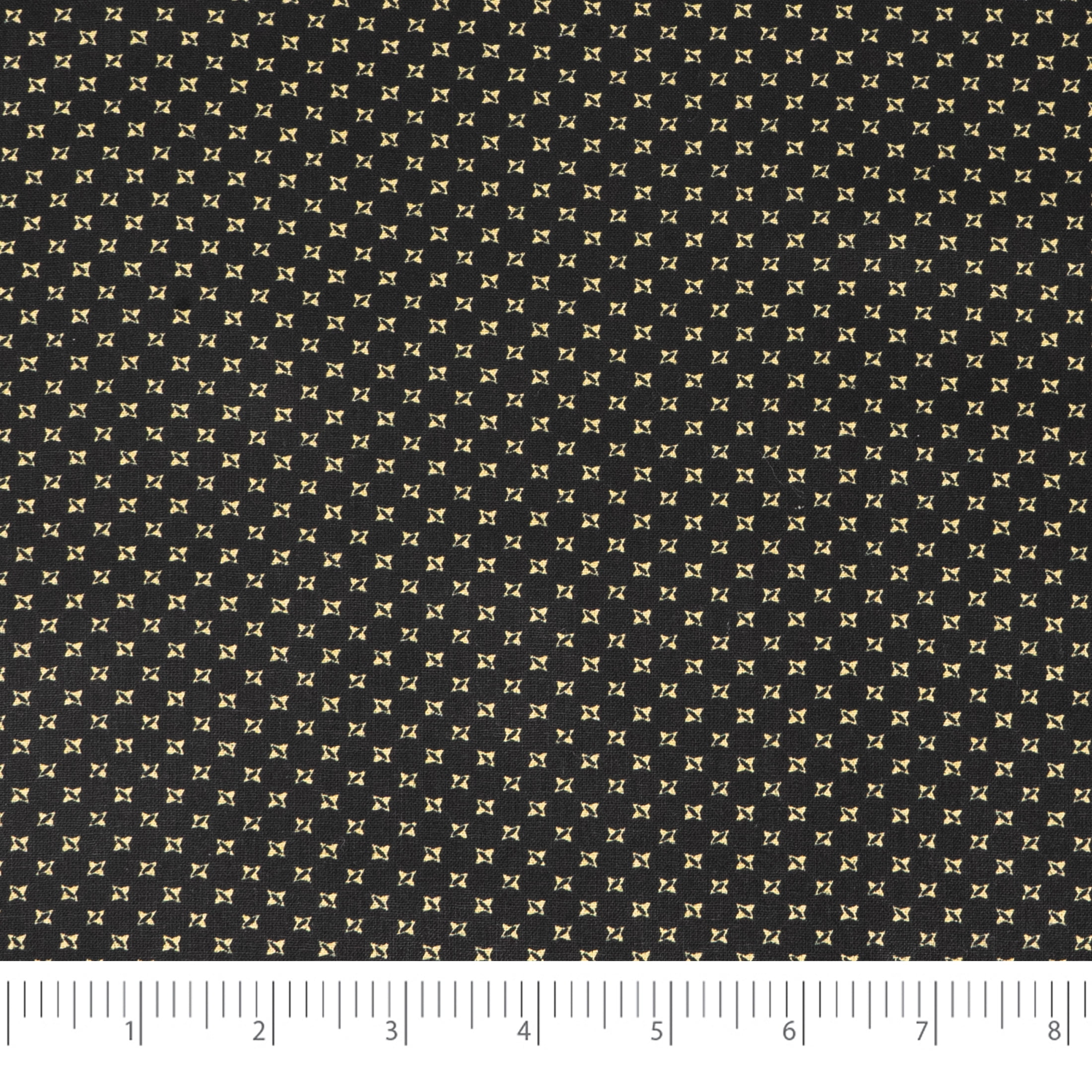 Marcus Brother 1 Yard Cut 100% Cotton Print Fabric, Noir Black, 44" Wide for Quilting & Sewing