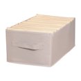 thumbnail image 2 of Under $10 Storage Bins, Hwkond Wardrobe Clothes Storage Box Clothes Organizing Box Fabric Household Pants Storage Box Artifact Drawer Folding, 2 of 5