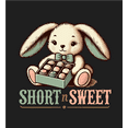 thumbnail image 2 of Short N Sweet Boy's Black Crew Neck Short Sleeve Tee-Medium, 2 of 2