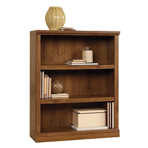 Sauder 410372 3 Shelf Bookcase L 35, Sauder Bookcase Oak Finish