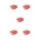 thumbnail image 3 of Naiovety Caja de pastillas Contenedor Semanal Organizador de tabletas Estuche de almacenamiento Tabletas Divisor Senderismo Camping Interior Exterior naranja 5piezas Naiovety CBP193474, 3 of 5