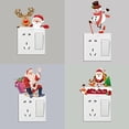 thumbnail image 2 of Pegatinas de pared de Navidad de Año Nuevo, pegatinas de interruptor de vacaciones, pegatinas de pared extraíbles decorativas, decoración, 1PC, 2 of 4