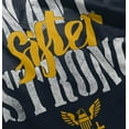 thumbnail image 4 of US Navy Strong Sister Anchor Logo Youth T Shirt Tee Girls Infant Toddler Brisco Brands 12M, 4 of 5
