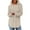 Beige, variant on Eternatastic Womens Sweatshirt Crewneck Long Sleeve Shirts High Low Tops Curved Hem Pullovers Shirt Blouse