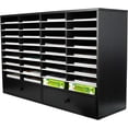thumbnail image 4 of Wood Desktop Literature Organizer Adjustable File Sorter Mail Center Magazine Holder Paper Storage Cabinet Classroom Keepers Mailbox  Layers and Columns)  Antique, 4 of 6