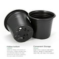 thumbnail image 7 of AEED 0.5 Gallon Nursery Pots, Black Plastic Plant Pots with Drainage Holes, Reusable Seed Starter Pots for Planting, 30 Pack （6.70" x 5.10" x 6.90"）, 7 of 7