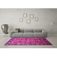 thumbnail image 3 of Ahgly Company Indoor Rectangle Oriental Pink Traditional Area Rugs, 6' x 9', 3 of 4