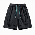 thumbnail image 4 of KPOPLK Women's 5"/ 7" Athletic Running Shorts Drawstring Quick Dry Lightweight Workout Gym Shorts with Pockets UPF 50+ Size XXXL,Black, 4 of 6