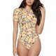 thumbnail image 1 of Balery Cute Cats 4 Body de cuello redondo de manga corta para mujer Tops de manga corta Tops básicos-X-Large, 1 of 7