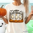 thumbnail image 2 of Hanging with My Boos Ghost T-Shirt, Funny Halloween Spooky Season Tee, 2 of 6