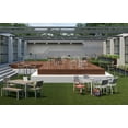 thumbnail image 3 of Olio Designs Ivy 29.5" Aluminum Patio Bar Stool in Gray and White, 3 of 4