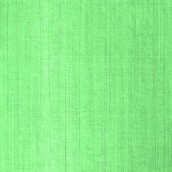 Ahgly Company Indoor Square Oriental Emerald Green Industrial Area Rugs, 7' Square