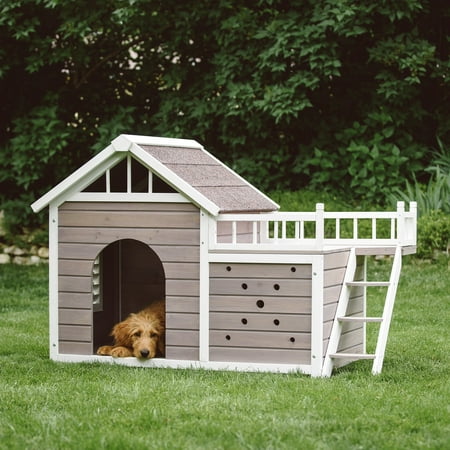 Boomer George Beacon Dog House With Sunning Side Deck Boomer George Beacon Dog House With Sunning Side Deck