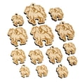 thumbnail image 1 of Mythical Winged Horse Pegasus Wood Mini Charms Shapes DIY Craft Jewelry - No Hole - 18mm (17pcs), 1 of 7