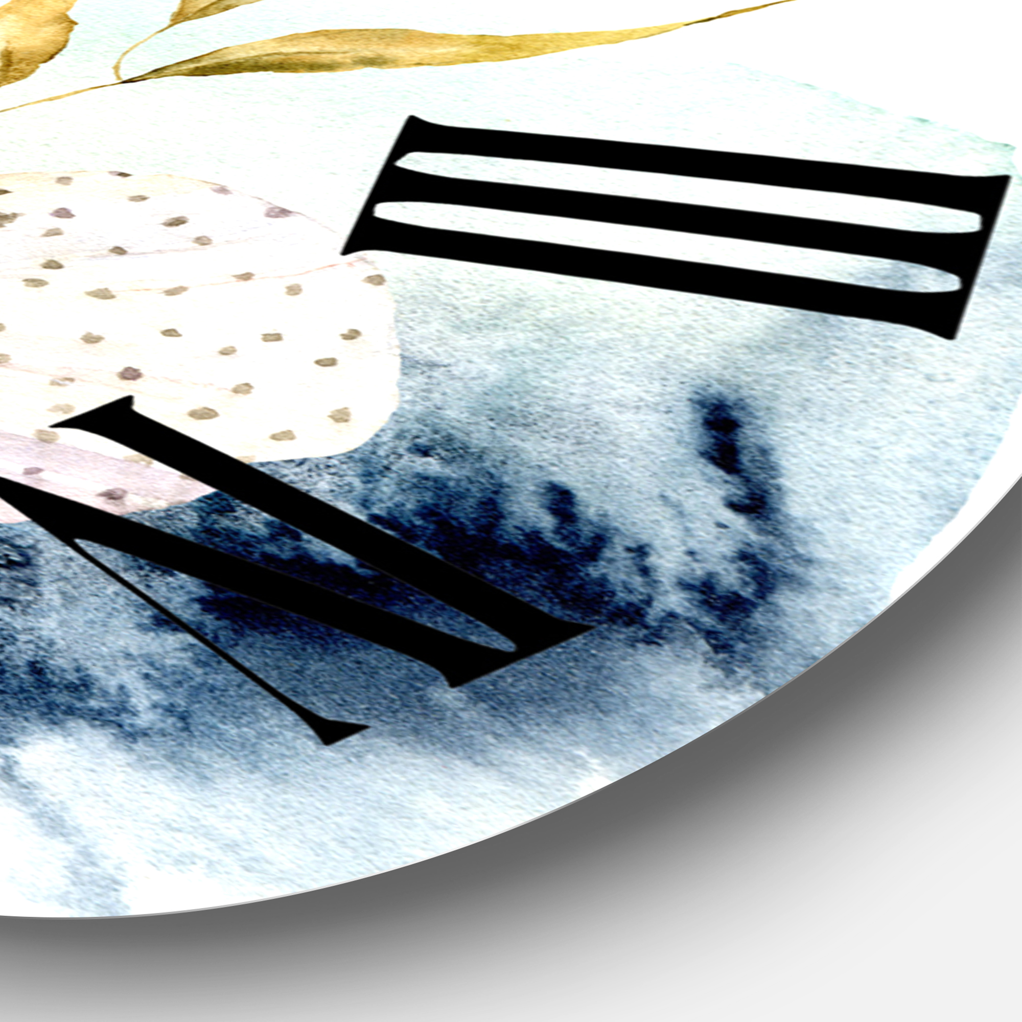 Designart 1 in Coastal Wall Clock