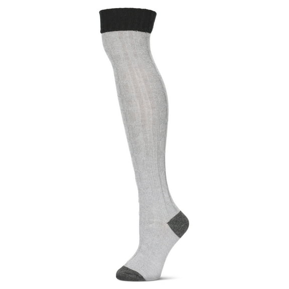 MeMoi Women's Chain Mix Over The Knee Socks - Womens - Female, One Size, Black