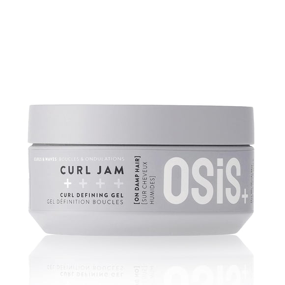 OSIS - Curl Jam Gel de Rizos 300 ml, Hidrata y Define el Cabello, Aporta Suavidad, Realza Rizos Naturales, Fijación Ligera, Reactiva Elasticidad, Brillo Realzado y Gran Definició