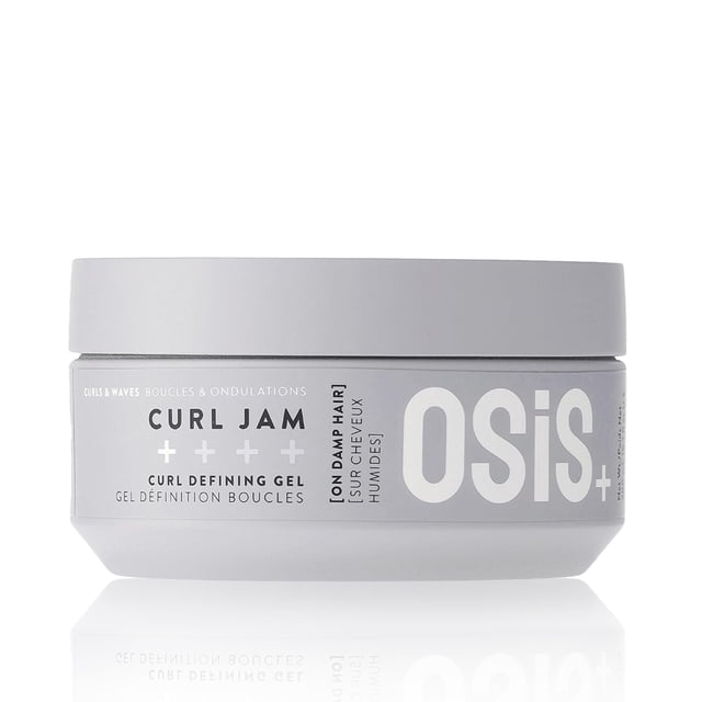 OSIS - Curl Jam Gel de Rizos 300 ml, Hidrata y Define el Cabello, Aporta Suavidad, Realza Rizos Naturales, Fijación Ligera, Reactiva Elasticidad, Brillo Realzado y Gran Definició