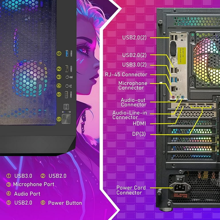 PC Gamer - MSI - Intel I9-11900F - RTX 3060 12GO - 32GO RAM - SSD