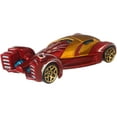 thumbnail image 3 of Hot Wheels Disney 100 Iron Man Character Car, 1:64 Scale Collectible Toy Car, 3 of 4