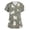 Gray-C#8321, variant on AHMOMEI Cartoon Animal Print Scrub Top for Woman S-5XL Plus Size Nurse Uniform with Pocket V Neck Short Sleeve Scrubs Top