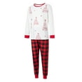 thumbnail image 3 of DuAnyozu 2023 Family Christmas Pjs Matching Sets Christmas Pajamas Long Sleeve Pj 2 Piece Set Festival Party Sleepwear, 3 of 10